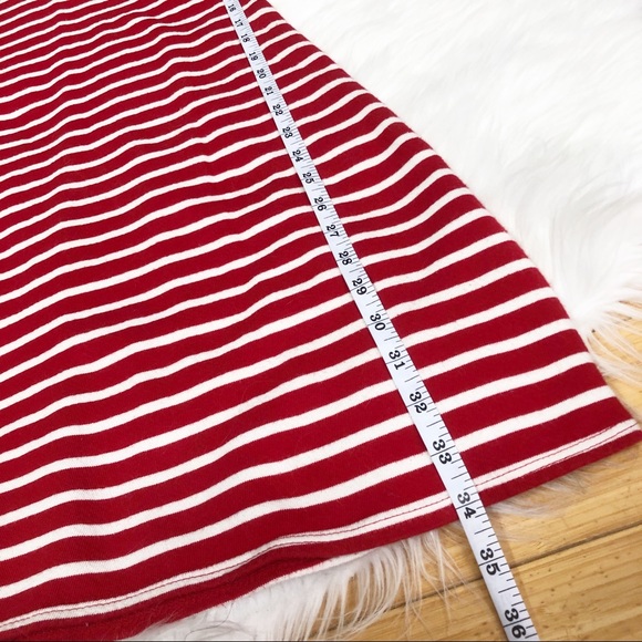 Reformation Red and White Amelie Dress Sz S - Picture 7 of 8